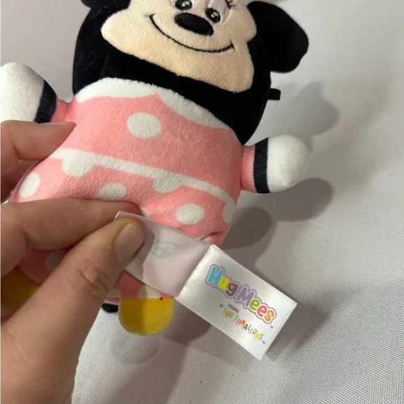 Squishmallows Minnie Mouse Pink and Black Polka Dot Plush - Picture 3 of 4